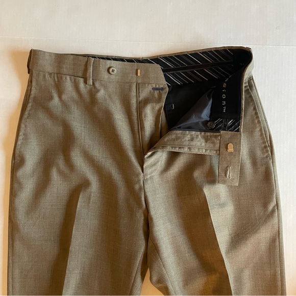 Louis Raphael Luxe 100% Worsted Wool Men’s Tapered Leg Dress Pants Slacks- 32/30 - Picture 6 of 11